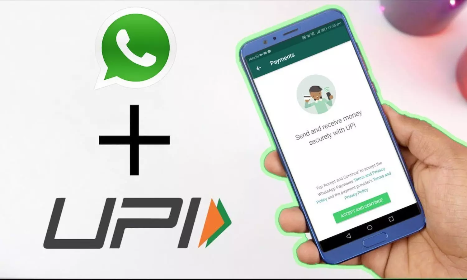 വാട്​സ്​ആപ്പ്​ പേക്ക്​​ ഇന്ത്യയിൽ പച്ചക്കൊടി; ഇനി പണം കൈമാറ്റം സന്ദേശമയക്കും പോലെ എളുപ്പം