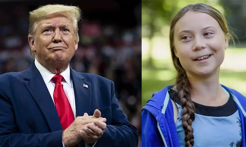 ചിൽ ഡൊണാൾഡ് ചിൽ: ട്രംപിെൻറ വാക്കുകൾ കടമെടുത്ത് ട്രംപിനെതന്നെ ട്രോളി ഗ്രെറ്റ ചിൽ ഡൊണാൾഡ് ചിൽ: ട്രംപിെൻറ വാക്കുകൾ കടമെടുത്ത് ട്രംപിനെതന്നെ ട്രോളി ഗ്രെറ്റ