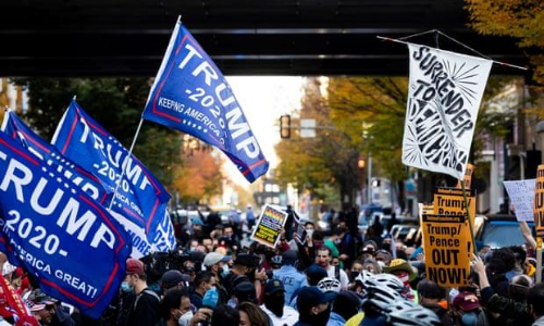 പെൻസൽവേനിയയിൽ വോ​ട്ടെണ്ണൽ കേന്ദ്രത്തിന്​ സമീപം തോക്കുമായി രണ്ട്​ പേർ അറസ്​റ്റിൽ