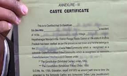 ജാതി സര്‍ട്ടിഫിക്കറ്റ് നിഷേധിച്ചെന്ന്​:  തഹസില്‍ദാര്‍ക്കെതിരെ നടപടിക്ക് ശിപാര്‍ശയുമായി ഗോത്രവര്‍ഗ കമീഷന്‍