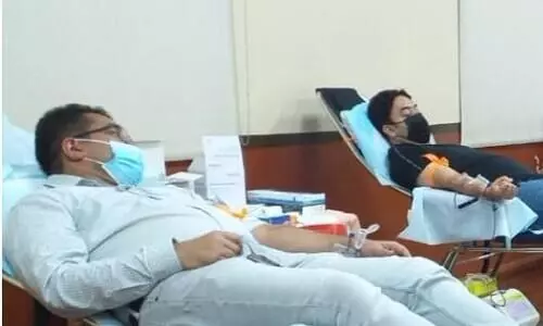 കേ​ര​ള സോ​ഷ്യ​ൽ സെൻറ​റി​ൽ ര​ക്ത​ദാ​ന ക്യാ​മ്പ് ന​ട​ത്തി