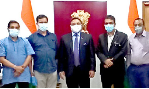 കെ.ഇ.എ ഭാരവാഹികൾ അംബാസഡറുമായി കൂടിക്കാഴ്ച നടത്തി