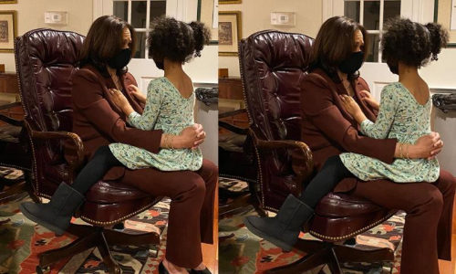 നിനക്കും പ്രസിഡൻറാകാൻ കഴിയും -കൊച്ചുമകളോട്​ കമല ഹാരിസ്​