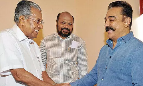 ഉലകനായകന്​ പിറന്നാൾ ആശംസകളുമായി മുഖ്യമന്ത്രി പിണറായി വിജയൻ