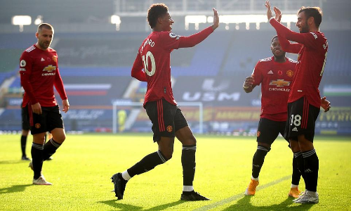 ഒരു ഗോളിന്​ പിന്നിട്ടു നിന്ന്​ വമ്പൻ തിരിച്ചുവരവ്​; യുനൈറ്റഡ്​ ട്രാക്കിൽ