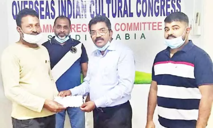 ഒ.​​െഎ.​സി.​സി സ​ഹാ​യ​ത്തോ​ടെ  മ​ല​യാ​ളി നാ​ട​ണ​ഞ്ഞു