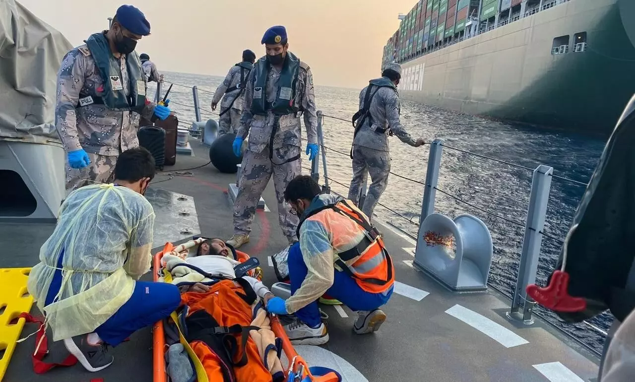 Saudi border guards rescue Indian sailor