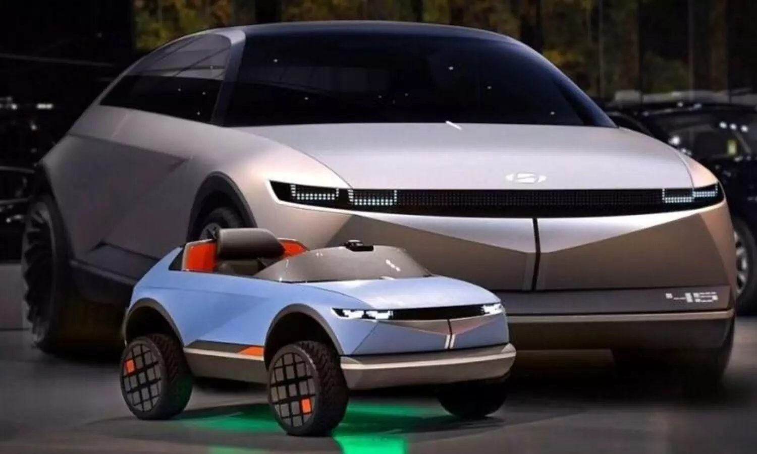 ഏറ്റവും ചെറിയ വൈദ്യുത കാറുമായി ഹ്യുണ്ടായ്​; പേര്​ കൺസപ്​റ്റ്​ 45