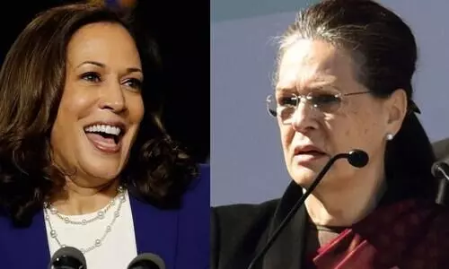 വൈകാതെ ഇന്ത്യയിൽ സ്വീകരണം നൽകാമെന്ന്​ പ്രതീക്ഷിക്കുന്നു; കമല ഹാരിസിന്​ സോണിയയുടെ കത്ത്​