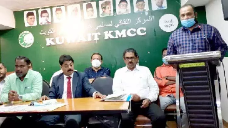 കെ.എം.സി.സിയിൽ ചേർന്നവർക്ക്​ സ്വീകരണം നൽകി