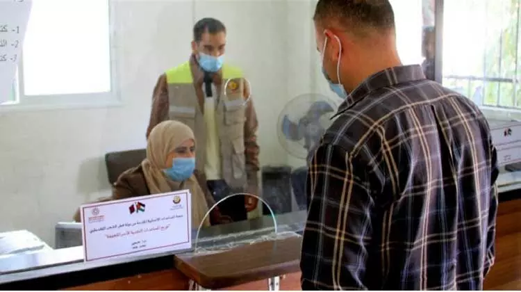 ഗസ്സയിലെ കുടുംബങ്ങൾക്ക്​ :ഖത്തർ സാമ്പത്തിക സഹായ വിതരണം തുടങ്ങി