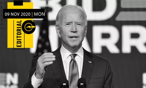 ട്രംപല്ല എന്നതുതന്നെ ബൈഡ​െൻറ യോഗ്യത