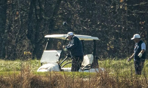 പരാജയം അംഗീകരിക്കാൻ തയാറല്ല; തോൽവിക്ക്​ പിന്നാലെ രണ്ടാംദിവസവും ഗോൾഫ്​ ക്ലബിലെത്തി ട്രംപ്​