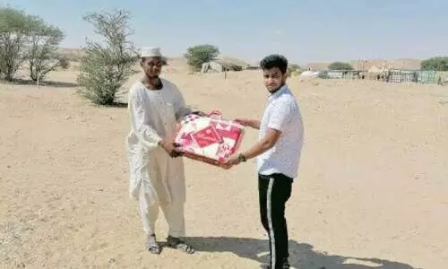 ബ്ലാ​ങ്ക​റ്റ് വി​ത​ര​ണം ചെ​യ്തു