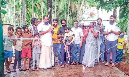 റോഡ് ഉദ്ഘാടകനായി; ജിത്തുമോന് ആഗ്രഹസാഫല്യം