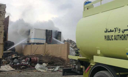 സു​ഹാ​റി​ൽ തീ​പി​ടി​ത്തം