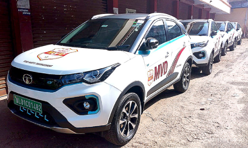 വാഹനപരിശോധനക്ക് ഇനി ഇലക്ട്രിക് കാറുകൾ