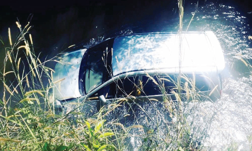 തുമ്പൂർമുഴി കനാലിൽ വീണ്ടും കാറ് വീണു