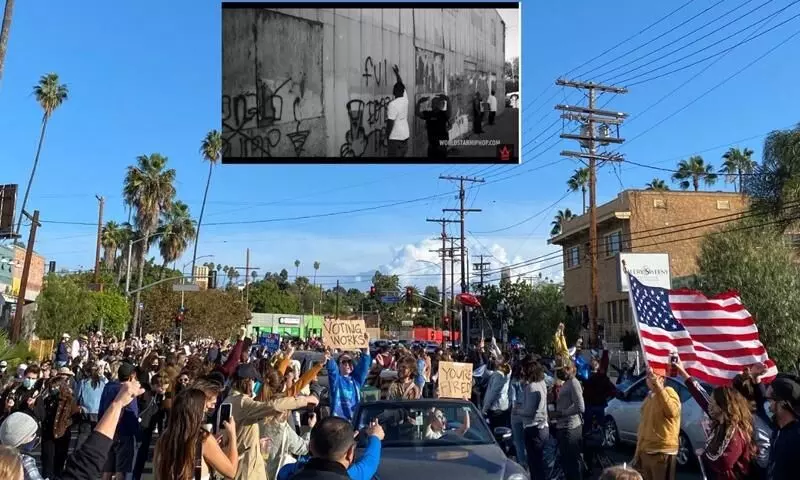 തെരുവുകൾ കീഴടക്കി ട്രംപിനെ പരിഹസിക്കുന്ന എഫ്​.ഡി.ടി; വീണ്ടും സജീവമായി തെരഞ്ഞെടുപ്പ്​ ഗാനം