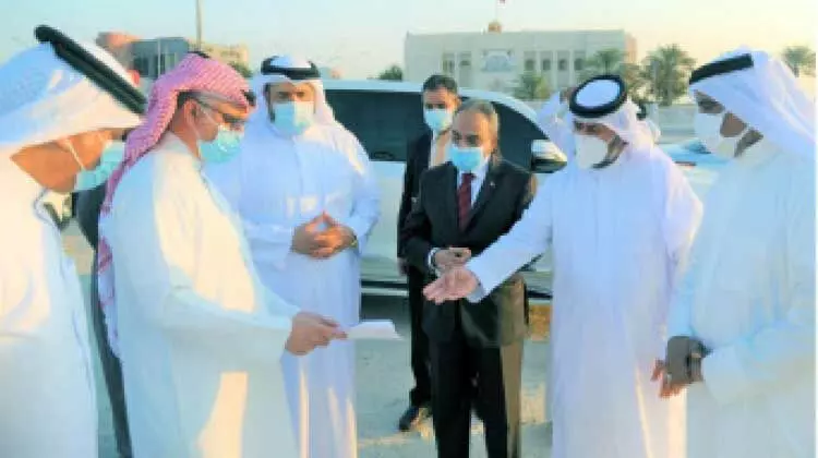 ഹമദ്​ ടൗണിലെ ജനങ്ങളുടെ ആവശ്യങ്ങൾ കേട്ട്​ പൊതുമരാമത്ത് വകുപ്പ്​ മന്ത്രി