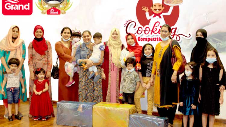 ഗ്രാൻഡ് മാൾ ഓൺലൈൻ പാചക മത്സരം: വിജയികൾക്ക് സമ്മാനം നൽകി ഗ്രാൻഡ് മാൾ ഓൺലൈൻ പാചക മത്സരം: വിജയികൾക്ക് സമ്മാനം നൽകി