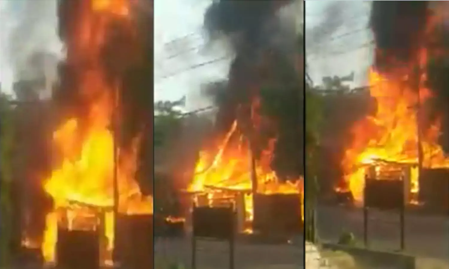 കൊല്‍ക്കത്തയില്‍ വന്‍തീപിടിത്തം; നിരവധി കുടിലുകള്‍ കത്തി നശിച്ചു