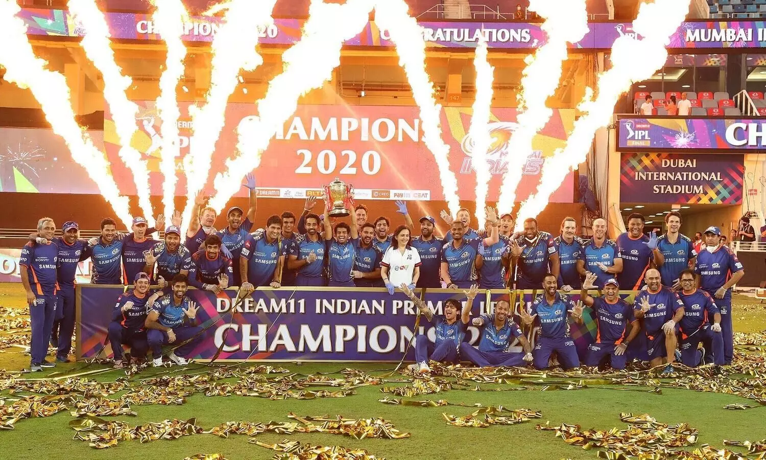 സംശയമെന്ത്​, അറേബ്യൻ മണ്ണിലും ​മുംബൈ തന്നെ ! ഐ.പി.എൽ കിരീടത്തിൽ അഞ്ചാം മുത്തം