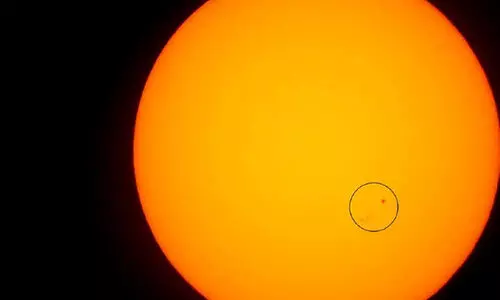 സൂര്യനിലെ കളങ്കം കാണാൻ വാനനിരീക്ഷകർ