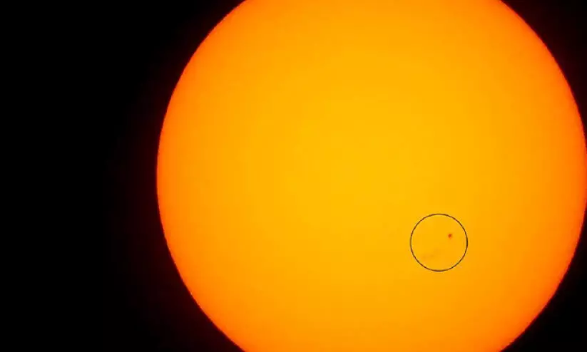 സൂര്യനിലെ കളങ്കം കാണാൻ വാനനിരീക്ഷകർ