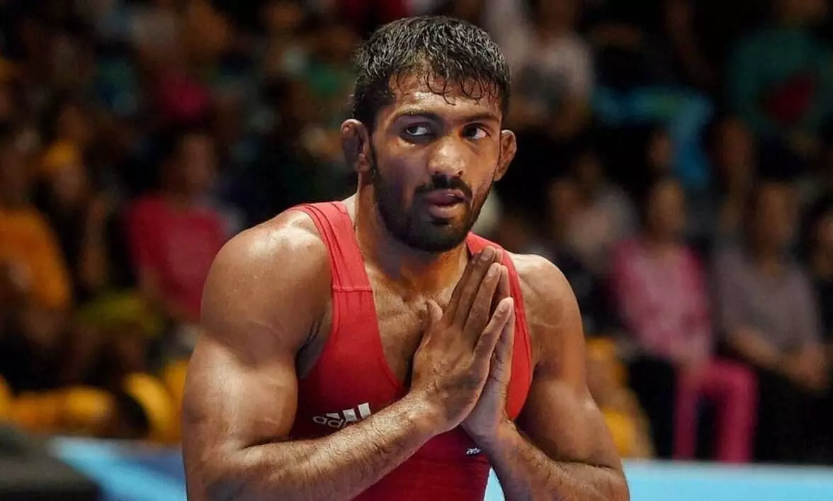 ബി.ജെ.പിക്കായി കളത്തിലിറങ്ങിയ ഗുസ്​തിതാരം യോഗേശ്വർ ദത്ത്​ പിന്നിൽ, കോൺഗ്രസിന്​ ലീഡ്​