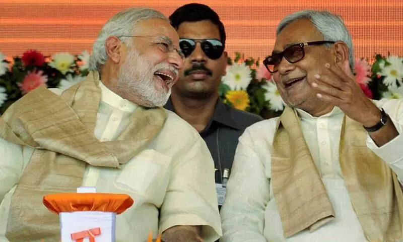 ബിഹാറിൽ എൻ.ഡി.എ സഖ്യത്തിന് ഡബ്ൾ എൻജിൻ പവറെന്ന് ബി.ജെ.പി ബിഹാറിൽ എൻ.ഡി.എ സഖ്യത്തിന് ഡബ്ൾ എൻജിൻ പവറെന്ന് ബി.ജെ.പി