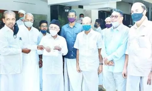 കെ.എം.സി.സി സ്നേഹ സാന്ത്വനം പെൻഷൻ പദ്ധതി ഉദ്‌ഘാടനം ചെയ്തു