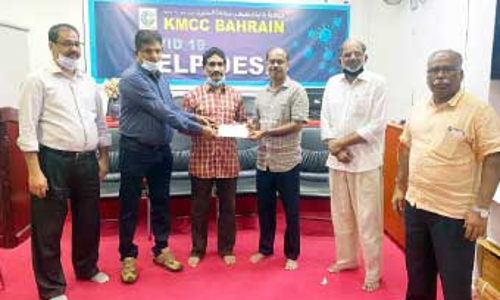 സാം ​സാ​മു​വ​ലി​െൻറ കു​ടും​ബ​ത്തി​ന് കെ.​എം.​സി.​സി​യു​ടെ സ്‌​നേ​ഹ​വാ​യ്​​പ്​