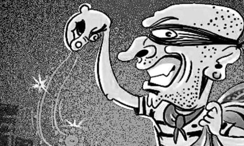 യുവതിയെ സ്​കൂട്ടറിൽ നിന്ന്​ തള്ളിവീഴ്​ത്തി മാല കവർന്നു