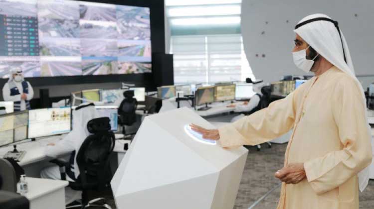 ദുബൈ സ്മാർട്ട് ട്രാഫിക് സെൻറർ ശൈഖ് മുഹമ്മദ് ഉദ്ഘാടനം ചെയ്തു