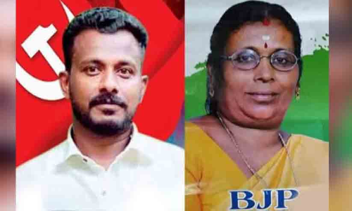 കൊല്ലത്ത്​ അമ്മ ബി.ജെ.പി സ്​ഥാനാർഥി; മകൻ സി.പി.എം സ്​ഥാനാർഥി