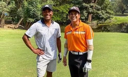 സചിനും ലാറയും വീണ്ടും മാറ്റുരച്ചു; ഇക്കുറി ഗോൾഫിൽ