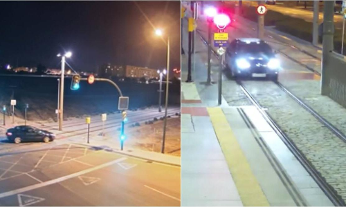 കാറിലൊരു ലോക്കോ പൈലറ്റ്  -മദ്യപിച്ച യുവതി മെട്രോ റെയിൽ ട്രാക്കിലൂടെ കാറോടിക്കുന്ന വിഡിയോ വൈറൽ