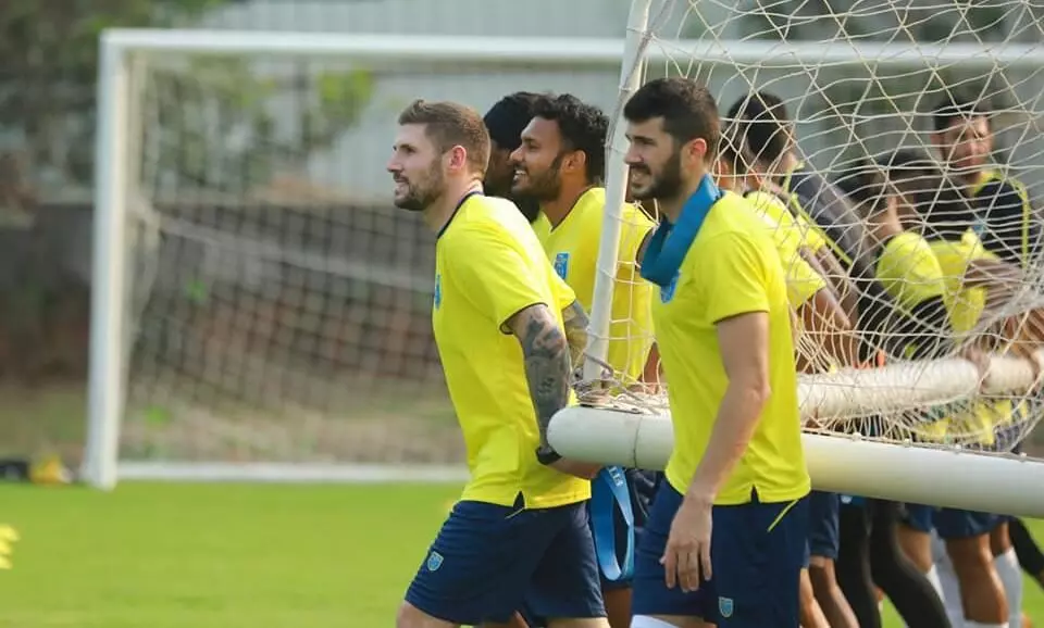 ജാംഷഡ്​പൂരിനെ മൂന്നുഗോളിന്​ തകർത്ത്​ ബ്ലാസ്​റ്റേഴ്​സ്​; പ്രതീക്ഷ നൽകി പ്രീ സീസൺ അവസാനിച്ചു