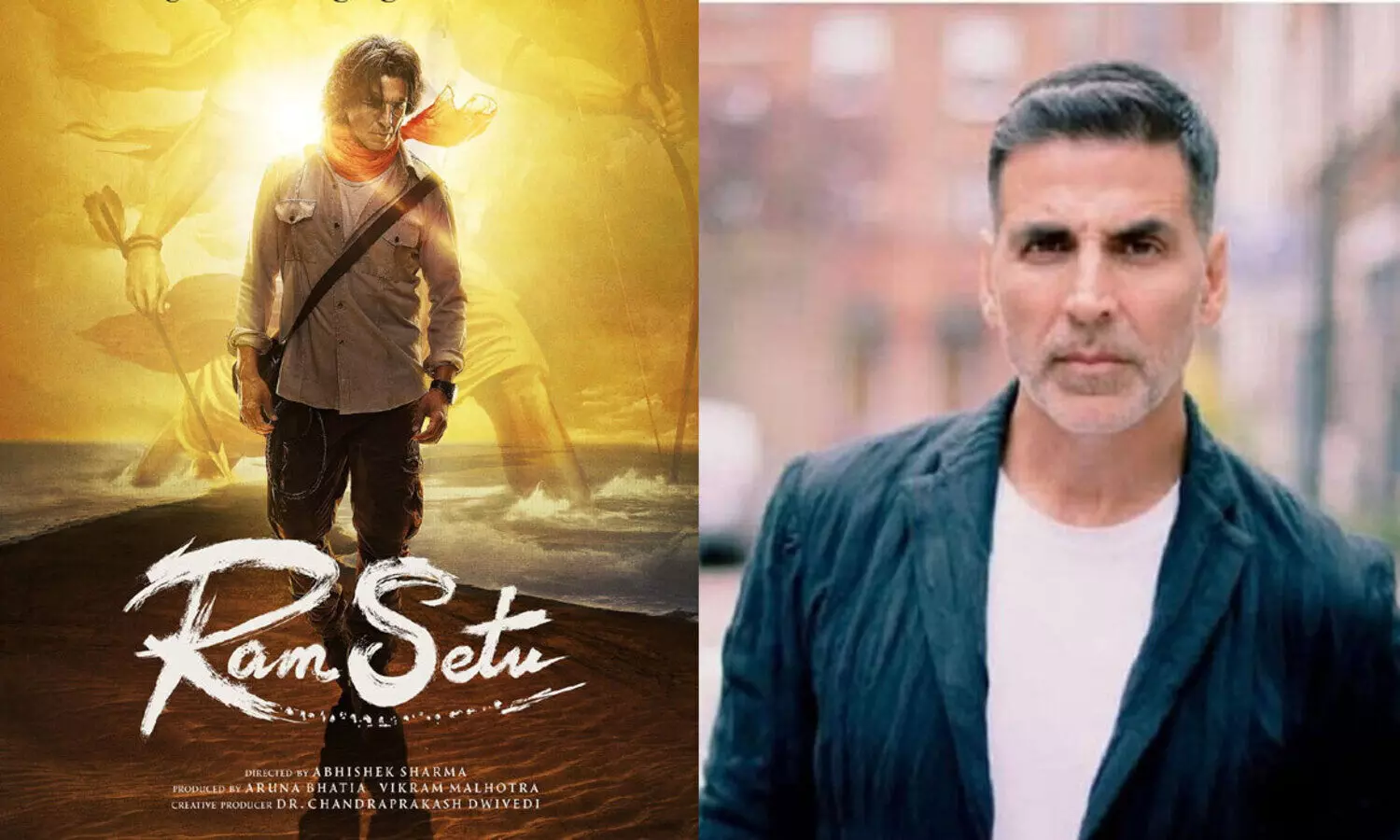 രാംസേതു യാഥാർഥ്യമോ സങ്കല്പമോ എന്ന്​ പോസ്റ്ററിൽ; ചരിത്ര സംഭവങ്ങളെ സംശയിച്ചതിന്​ അക്ഷയ്​ ചിത്രത്തിനെതിരെ പ്രതിഷേധം