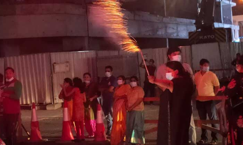 ദീപാവലി ആഘോഷിച്ച്​ ഇന്ത്യൻ സമൂഹം