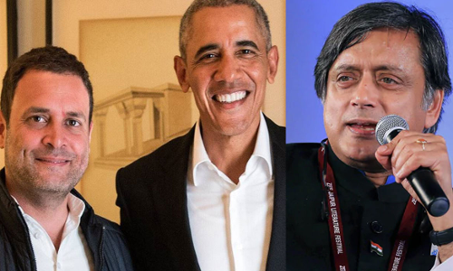 പുസ്​തകത്തിൽ എവിടെയും ഒബാമ മോദിയെ പരാമർശിച്ചില്ല, എന്നാൽ മൻമോഹൻ സിങ്ങിനെ പ്രശംസിച്ചു: ശശി തരൂർ