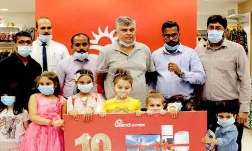 ബിസിനസ്​: ഗ്രാൻഡ് ഹൈപ്പർ പത്താം വാർഷികം: സമ്മാനപ്പെരുമഴ ആരംഭിച്ചു