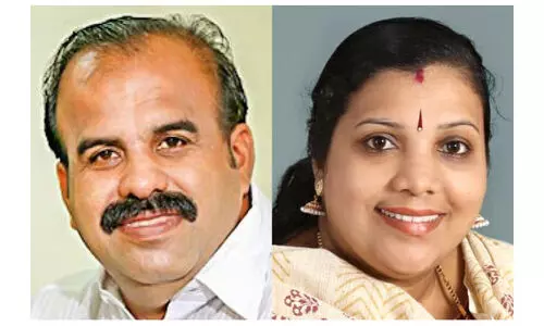 ഭാര്യയും ഭർത്താവും തെരഞ്ഞെടുപ്പുഗോദയിൽ; ഭർത്താവിന് കന്നിയങ്കം