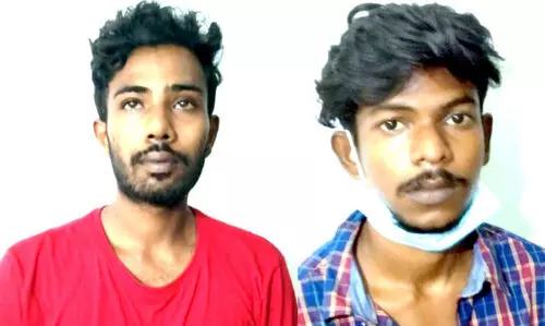 മോഷ്​ടിച്ച ബൈക്കുമായി അന്തർ സംസ്ഥാന തൊഴിലാളിയടക്കം രണ്ടുപേർ അറസ്​റ്റിൽ