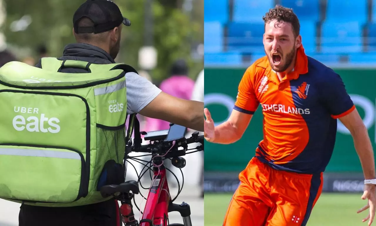ട്വൻറി 20 ലോകകപ്പ്​ മാറ്റിവെച്ചു​; നെതർലൻഡ്​സ്​​ ക്രിക്കറ്റർ ജീവിക്കാനായി ഡെലിവറി ബോയ്​ ആയി