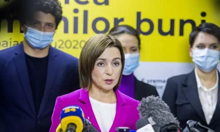 മോൽഡോവയിൽ പ്രതിപക്ഷ സ്ഥാനാർഥി മയ്യ സൻദുവിന് ജയം മോൽഡോവയിൽ പ്രതിപക്ഷ സ്ഥാനാർഥി മയ്യ സൻദുവിന് ജയം