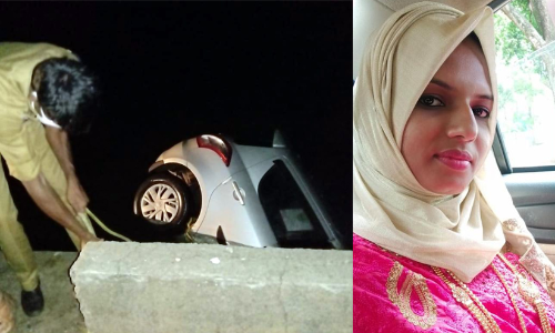 ചെറായിൽ ദമ്പതികൾ സഞ്ചരിച്ച കാർ കായലിൽ വീണു; ഭാര്യ മരിച്ചു