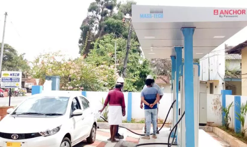 കോഴിക്കോട്ട്​ 24 വൈദ്യുത വാഹന ചാർജിങ്​ സ്​റ്റേഷനുകൾകൂടി