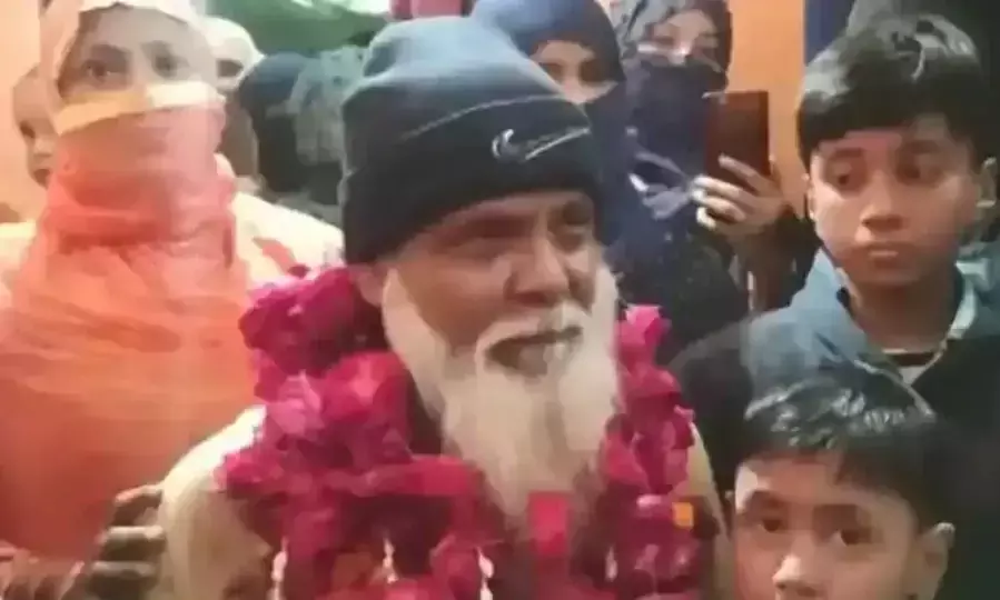 എട്ട്​ വർഷം പാക്കിസ്​താനിലെ ജയിലിൽ; ഷംസുദ്ദീൻ മാതൃരാജ്യത്തി​െൻറ സ്​നേഹത്തണലിലേക്ക്​ മടങ്ങിയെത്തി